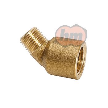 (104826) 45°-os könyök M10x1 külső x G1/4 belső