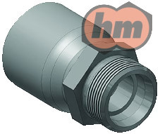 (1D273-25-12) CES M36X2 DN19 külső menetes tömlőszerelvény