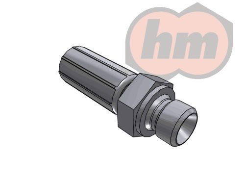 (1D948-4-4) BSPP 60° 1/4" DN06 külső menetes tömlőszerelvény