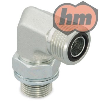 (4-4C4OMLOS) O-Lok Male stud elbow