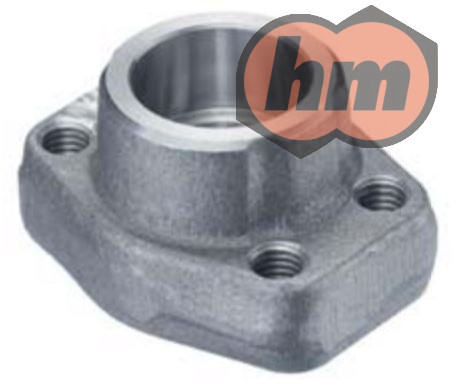(PAFS106S48-6SM) SAE Socket Weld Flange 3000 PSI, 1 1/2", metric bolt