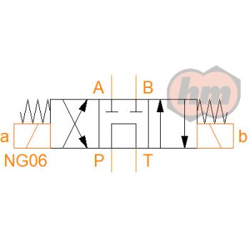 (UV-099232) NG6-Os szelep G tolattyús 24VDC